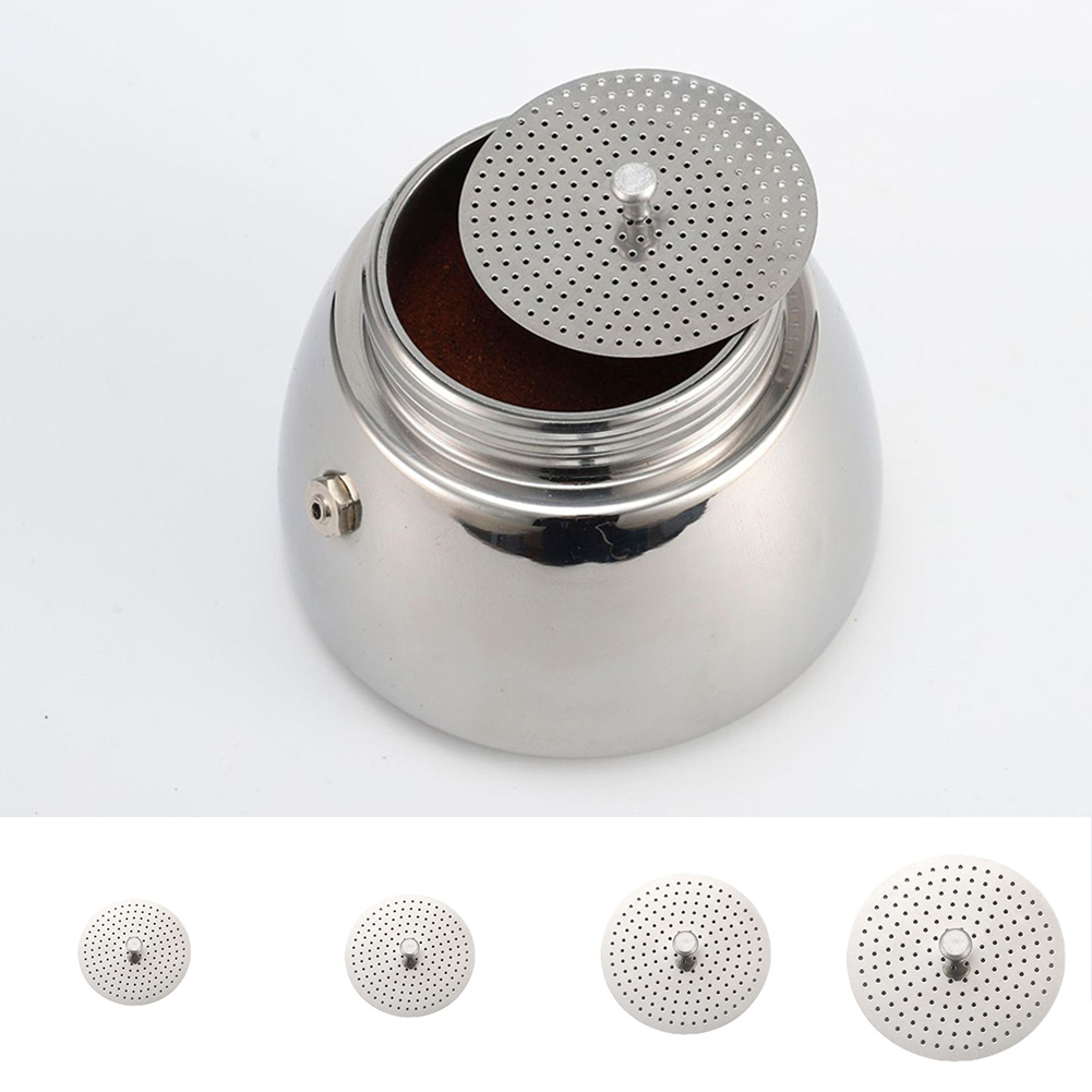 Home Office Moka - 1pc 2/4/6/9Cups Coffee Filter Plate Stainless