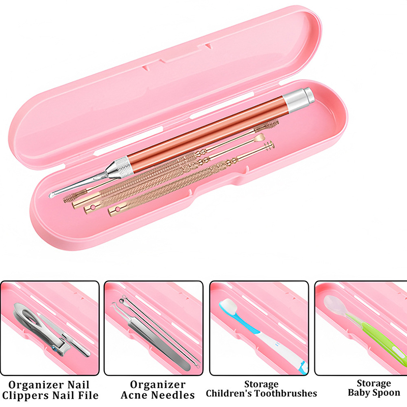Pen Holder Organizer - 1/8 Pcs Portable Rectangle Nail Art