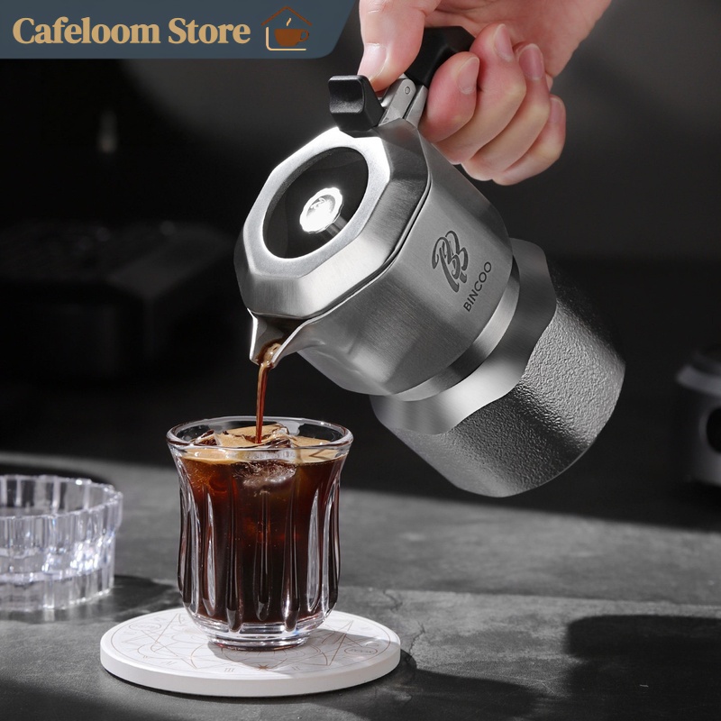 Bincoo Moka Pot 316 Stainless  - Home Office Moka recension och pris