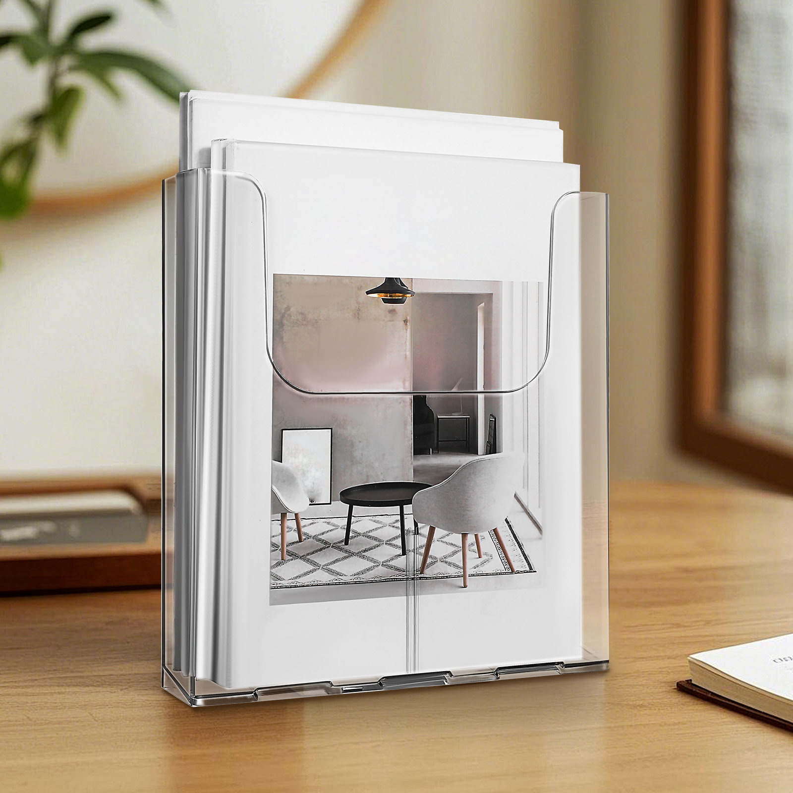 4Pcs Acrylic Brochure Wall Mou - Document Holder Stand recension och pris