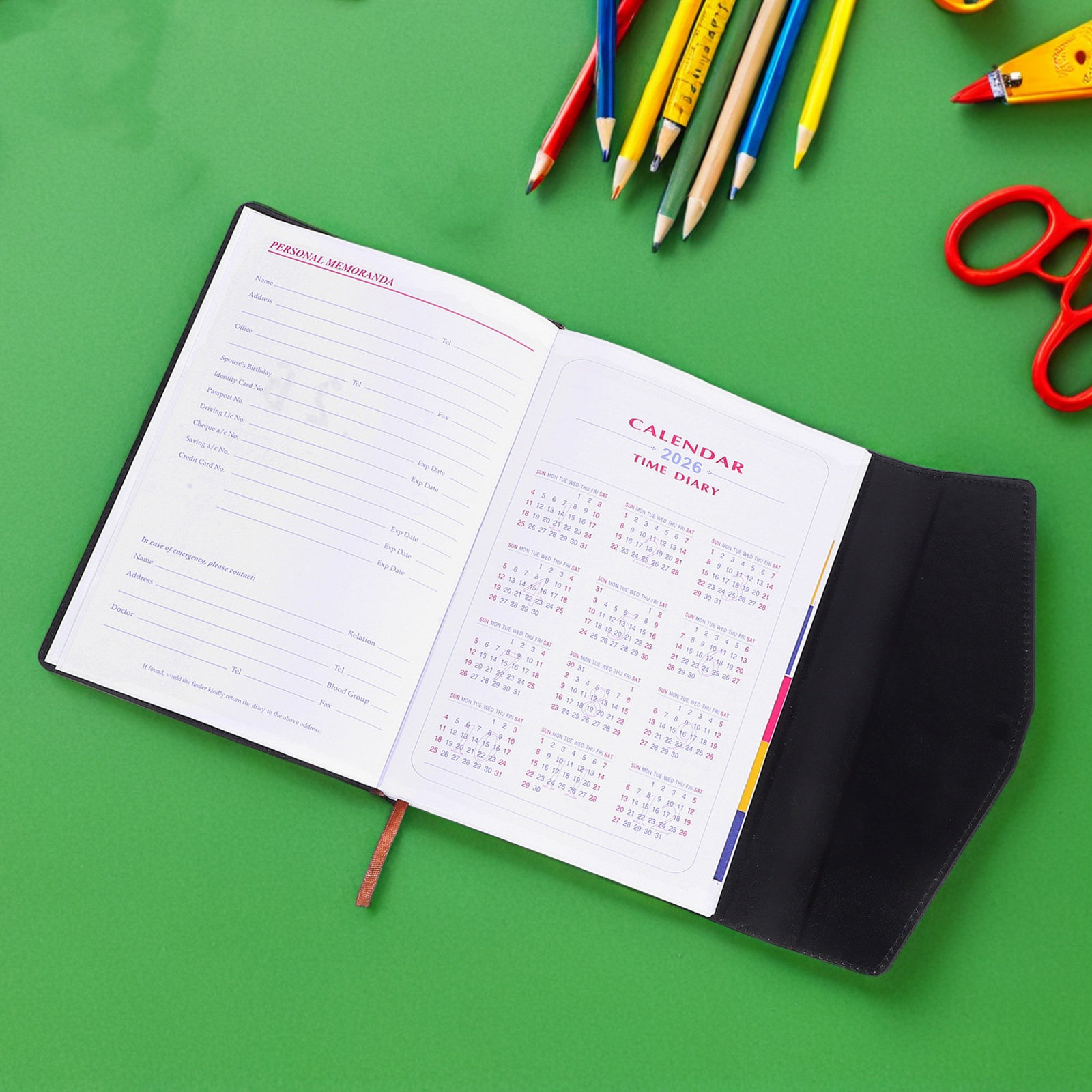 365 Pages Daily Planner Thick  - Home Office 365 recension och pris