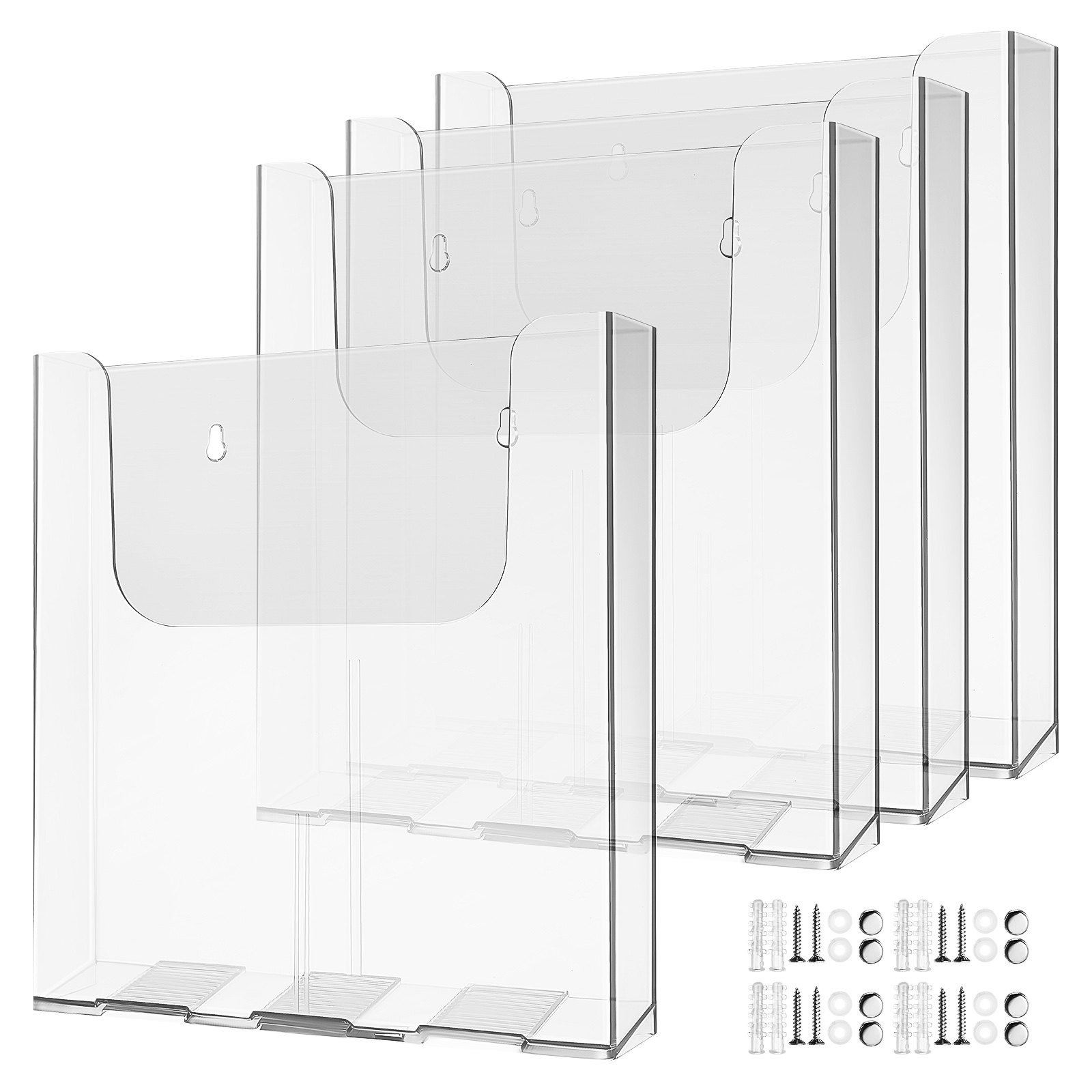 4Pcs Acrylic Wall Brochure Hol - Document Holder Stand recension och pris