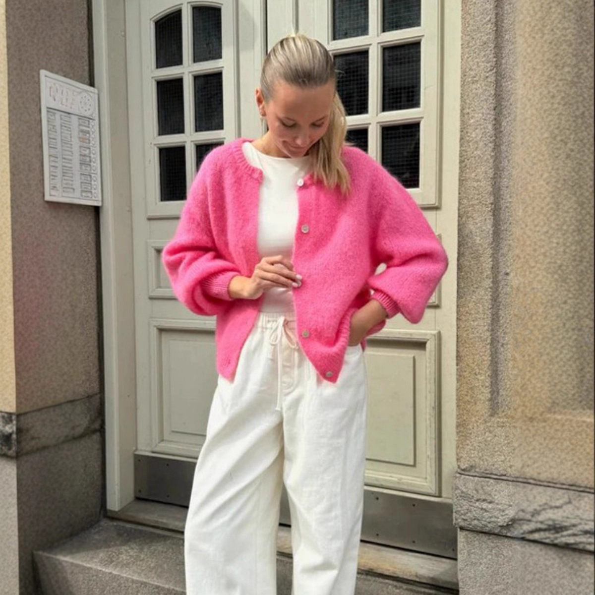 Sweet Macaron Wool Cardigan Sw - Home Office England recension och pris