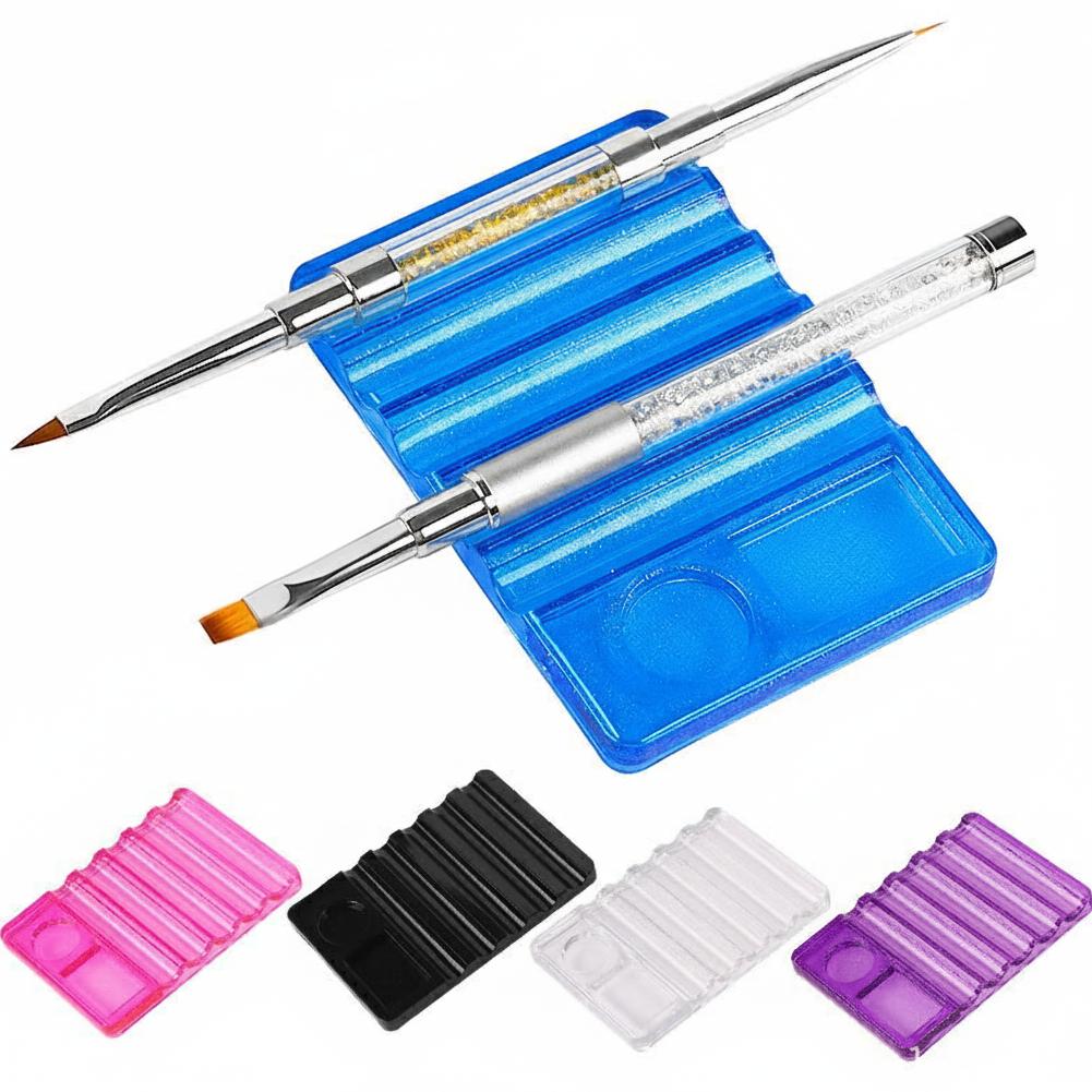5-Grid Nail Art Pen Holder wit - Pen Holder Organizer recension och pris