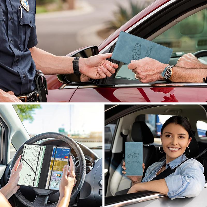 Car Registration And Insurance - Document Holder Stand recension och pris