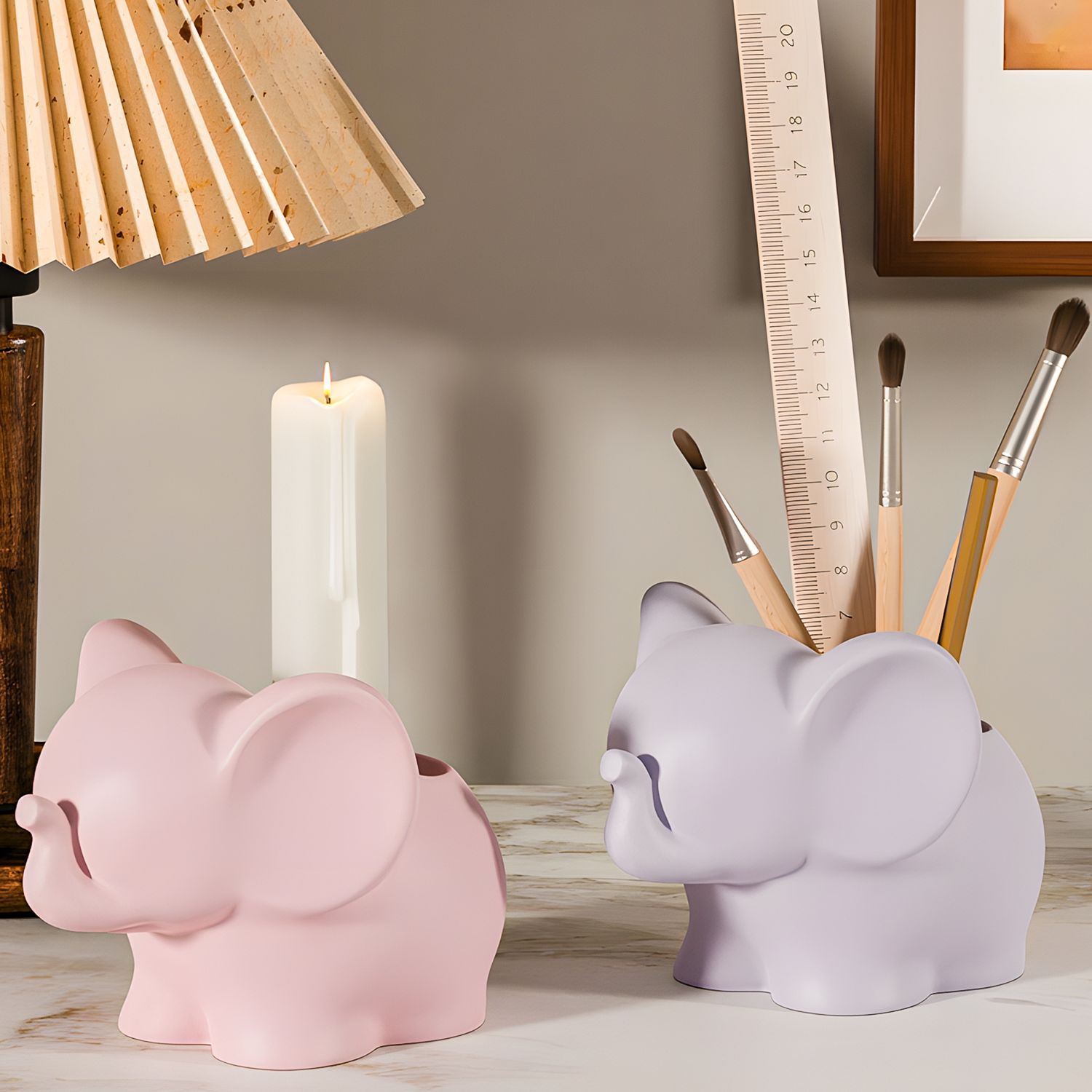 DIY Elephant Storage Cup Resin - Pen Holder Organizer recension och pris