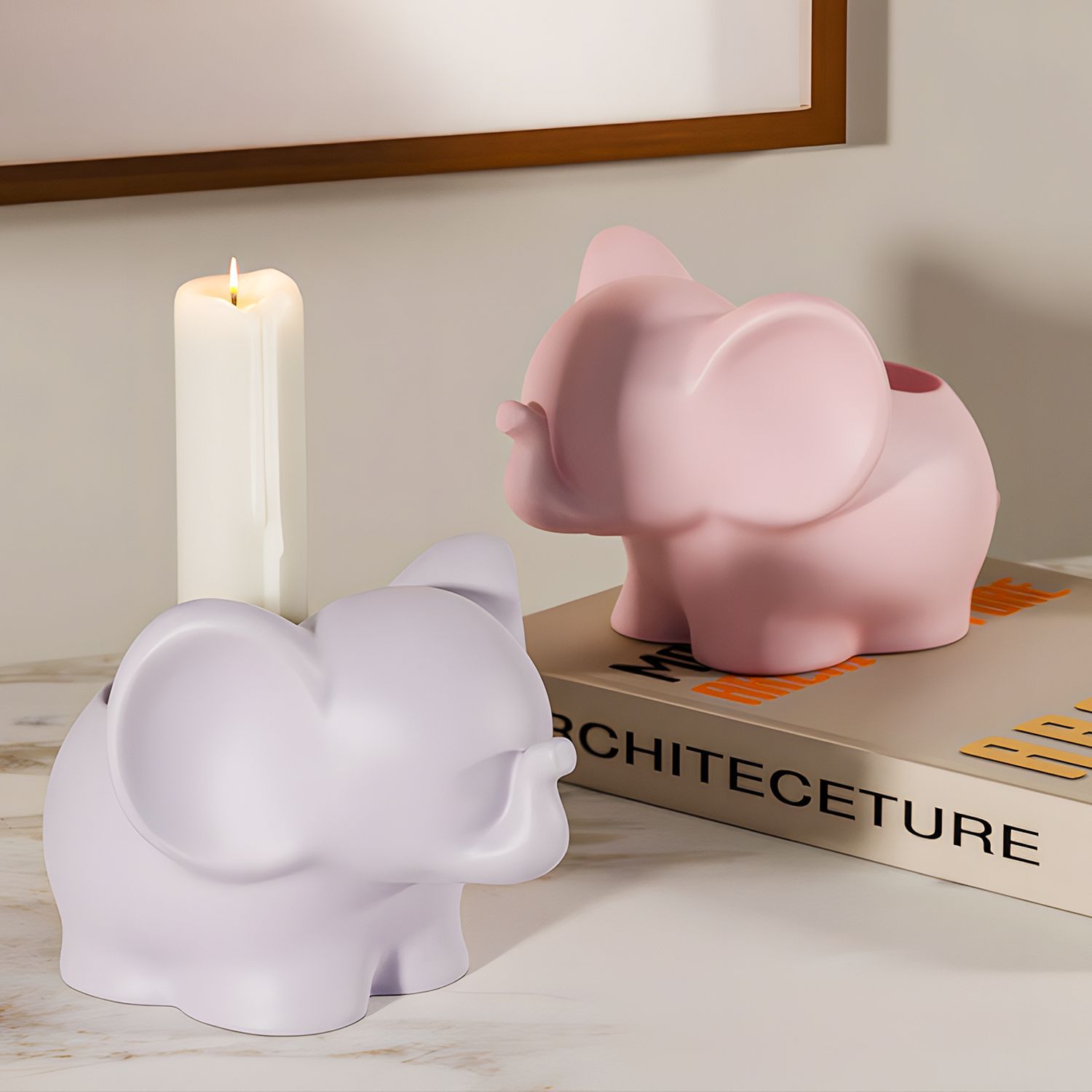 DIY Elephant Storage Cup Resin - Pen Holder Organizer recension och pris