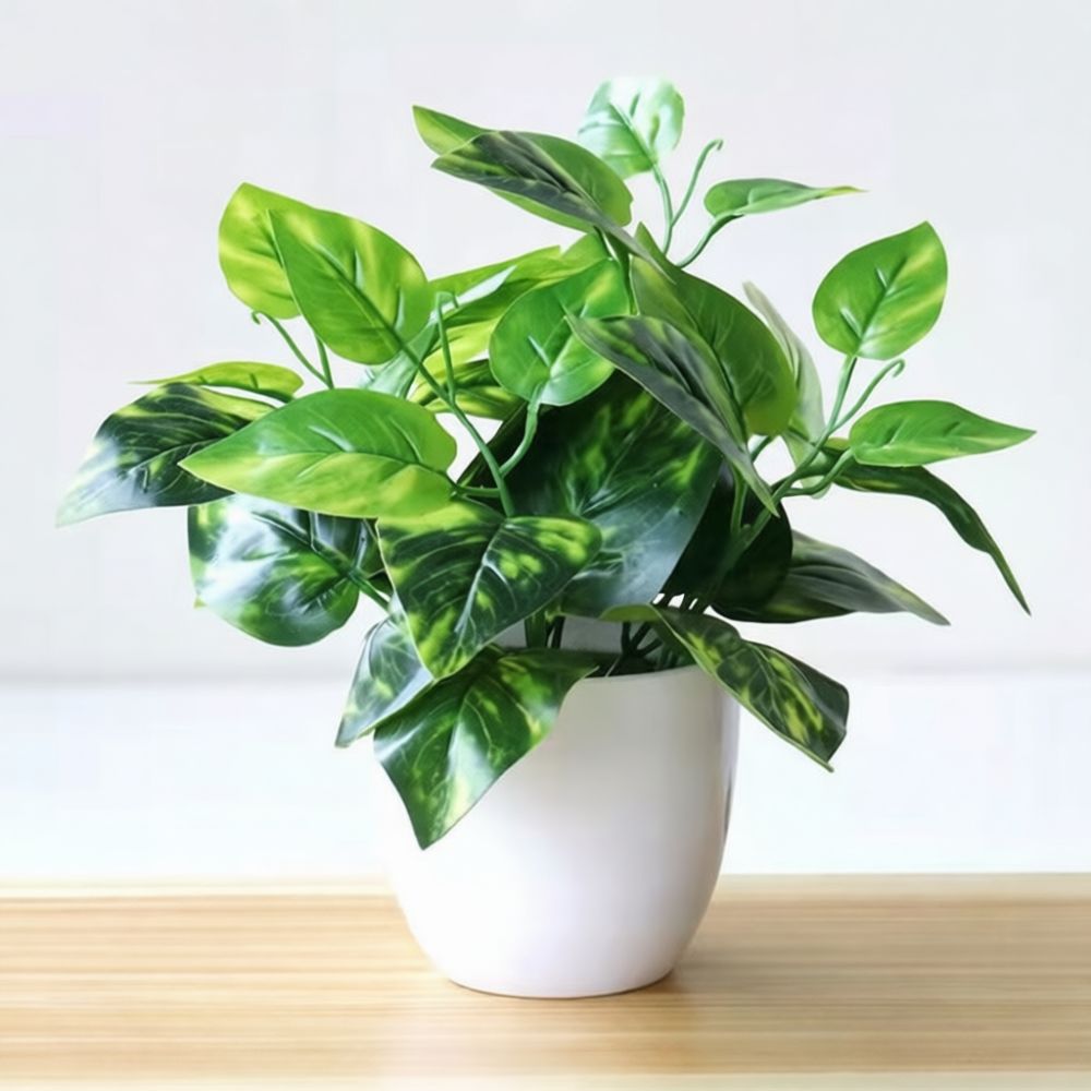 Mini Artificial Plants In Pot  - Home Office Budget recension och pris