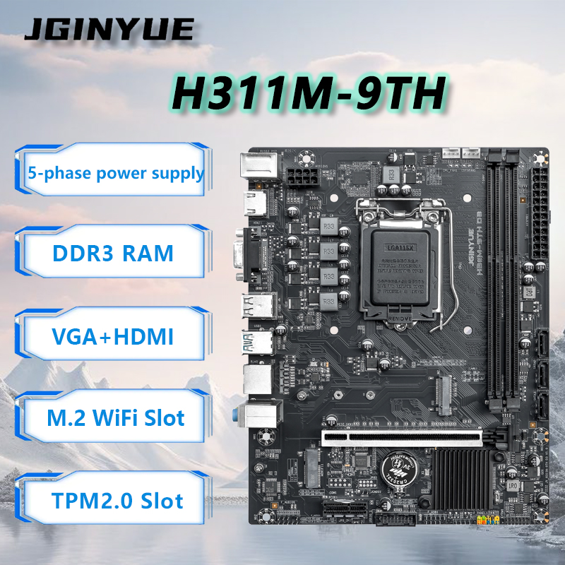 JGINYUE H110 Motherboard suppo - Home Office Budget recension och pris