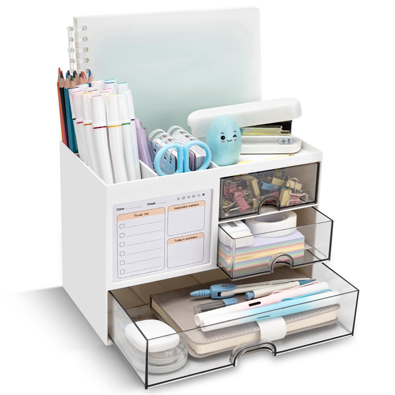 Desk Organizer with 3 Drawer,M - Pen Holder Organizer recension och pris