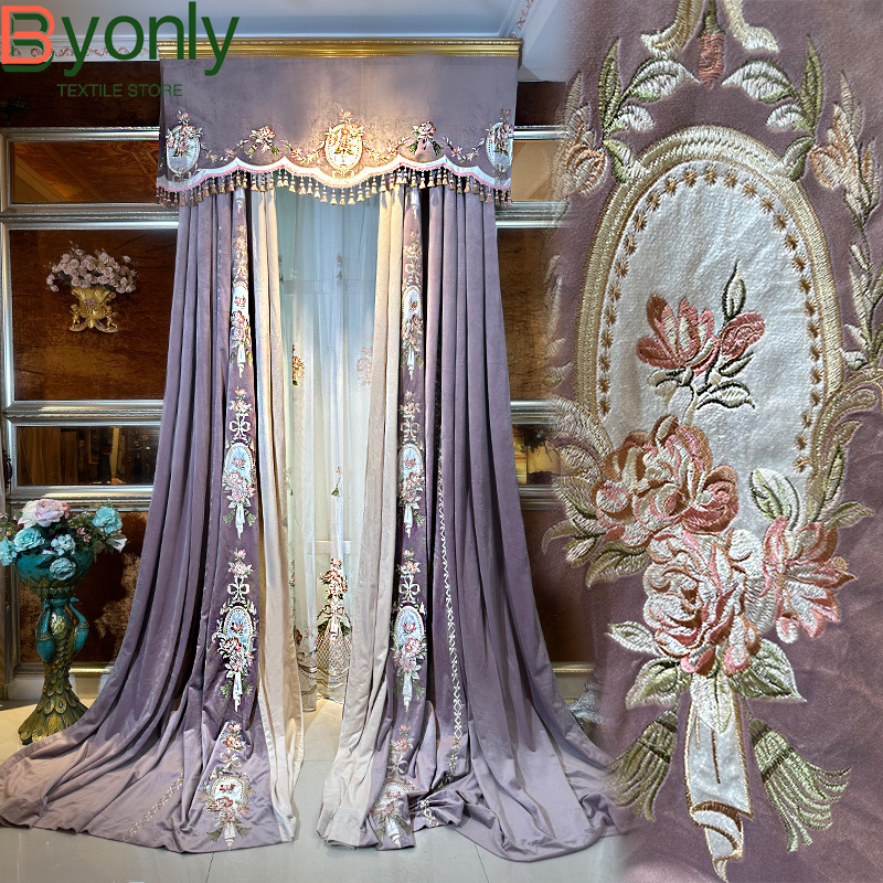 Luxury European Embroidered Cu - Home Office Buy recension och pris