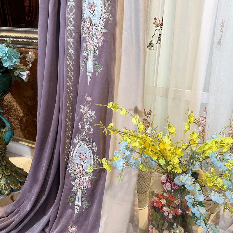 Luxury European Embroidered Cu - Home Office Buy recension och pris