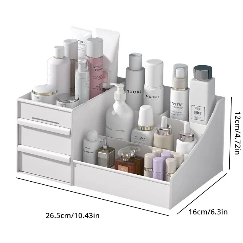 Plastic Desktop Cosmetic Stora - Home Office Desk With Drawers recension och pris