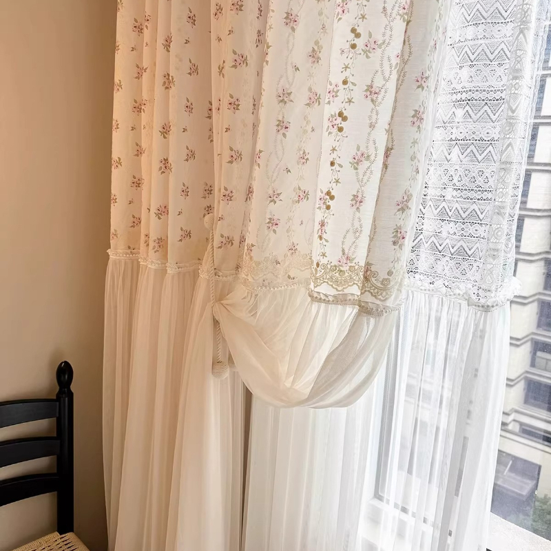 Double Layer Pearl Sheer Curta - Home Office Buy recension och pris