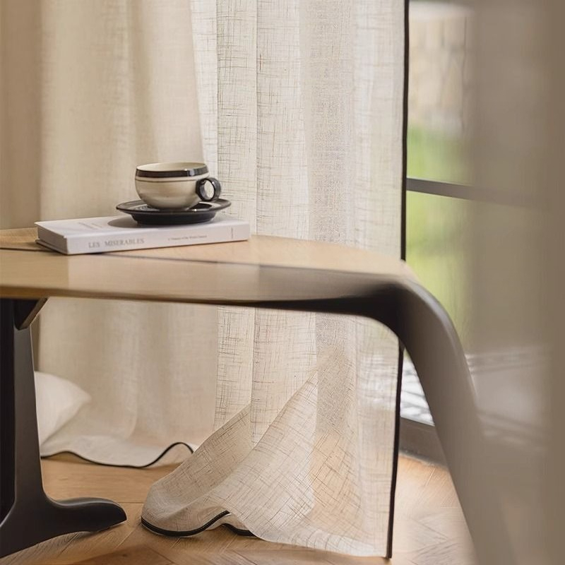 Custom Size Luxury Sheer White - Home Office Buy recension och pris