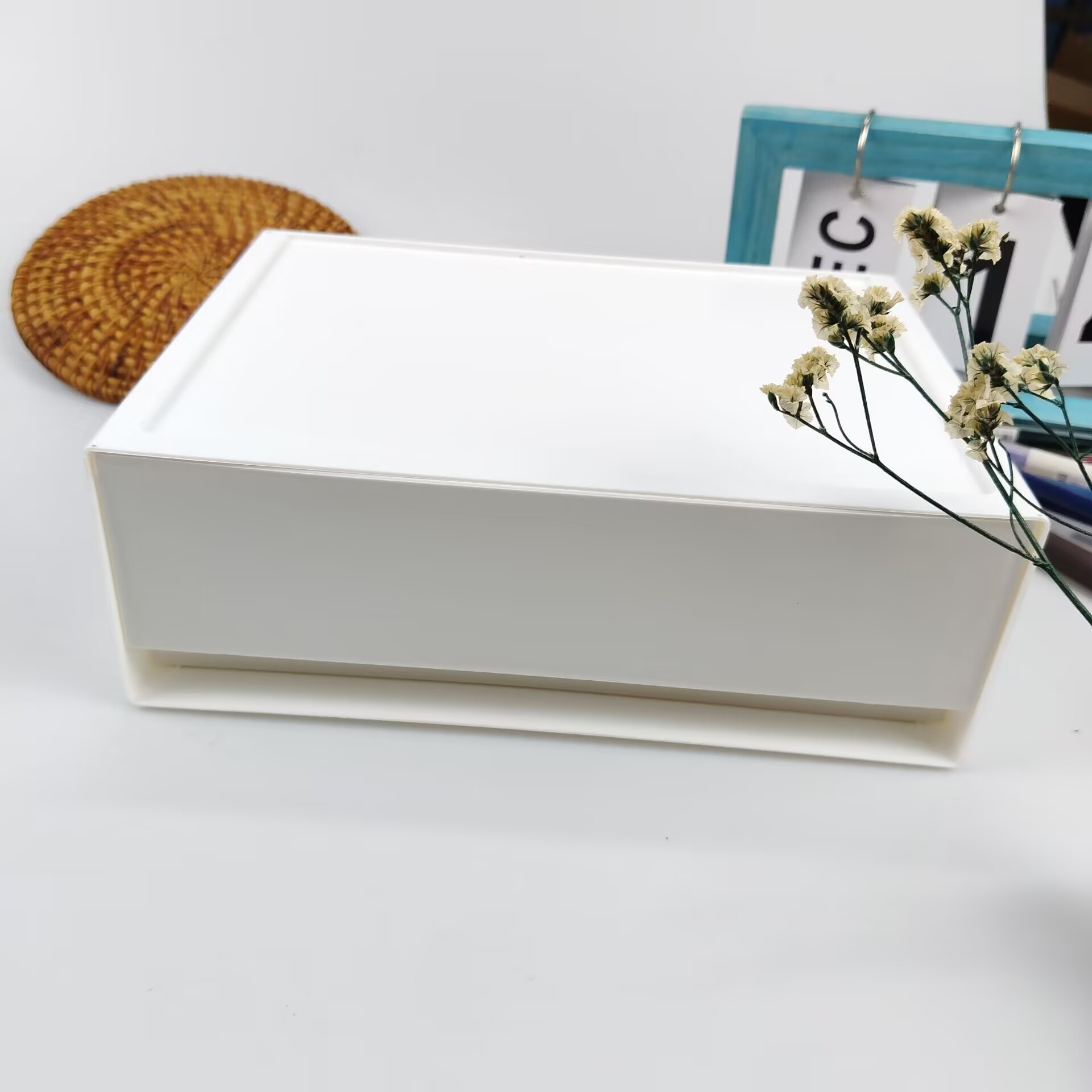 Desktop Storage Box, Drawer, C - Home Office Desk With Drawers recension och pris