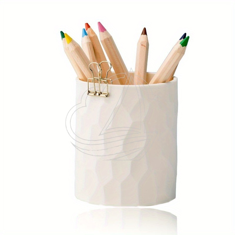 White Silicone Pen Holder Desk - Pen Holder Organizer recension och pris