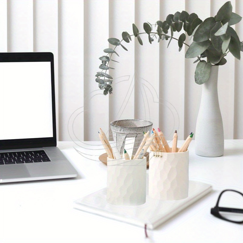 White Silicone Pen Holder Desk - Pen Holder Organizer recension och pris