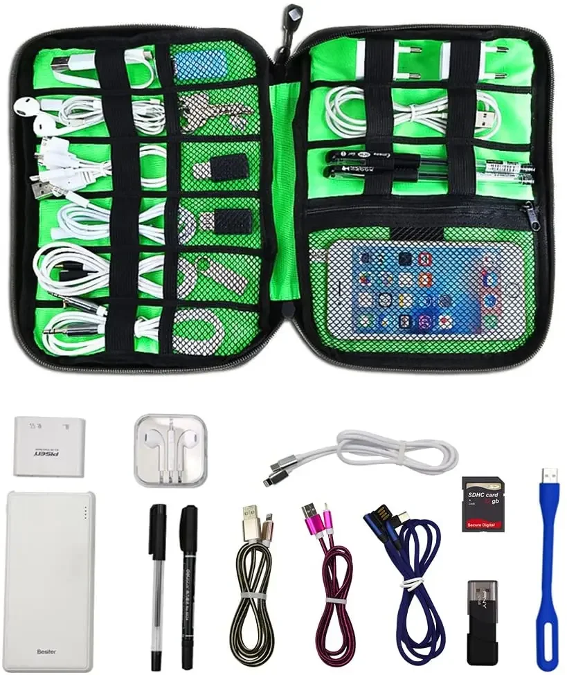 Cable Organizer Storage Bags S - Pen Holder Organizer recension och pris